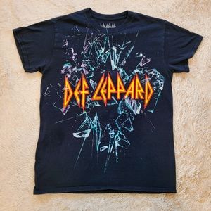 Def Leppard Band Tee Unisex Small 2016 Back By Popular Demand Worldwide Tour